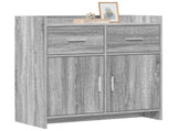 Sideboard Grey Sonoma 75 x 36 x 80 cm Engineered Wood 8011120