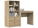 Desk with Drawer with Shelf with Storage 2 pcs Sonoma Oak 3337299