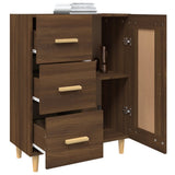 Sideboard Brown Oak 69.5x34x90 cm Engineered Wood 817371