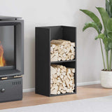 Firewood Rack Black 40x30x80 cm Cold-rolled steel 864187