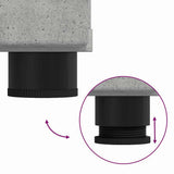 Bathroom Furniture Set TULUM 4 pcs Concrete Grey 3398047