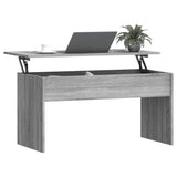 Coffee Table Grey Sonoma Engineered Wood Standard Sliding Top 819285