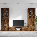 TV Cabinet Set FLORIN 3 pcs Smoked Oak Engineered Wood 3397999