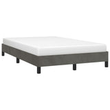 Bed Frame without Mattress Dark Grey 120x190 cm Small Double Velvet 379503
