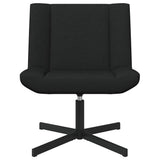 Swivel Chair Black 63 x 75 x 76 cm Fabric 42007327