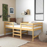 Bed Frame without Mattress 90x200 cm Solid Wood Pine 833095