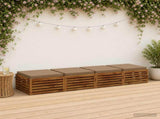 4-Piece Seat Cushions SOEST 4 pcs 100% Polyester Taupe 945102