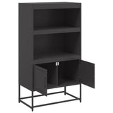 Highboard Black 68.5x38.5x123.5 cm Steel 846500