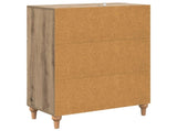 Drawer Cabinet Artisan Oak 66 x 34.5 x 90 cm Engineered Wood 894154
