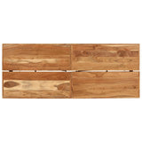Bar Table 180x70x107 cm Solid Wood Acacia and Iron 356378