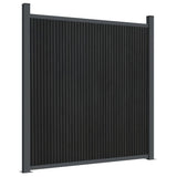 Fence Panel Grey 1391x186 cm WPC 3282796