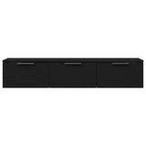 Wall Cabinet Black Oak 102 x 30 x 20 cm Engineered Wood 862777