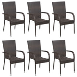 Dining Set Brown 3067786