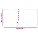 Plant Cover with Eyelets 2x6 m PVC 3308719