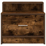 Bedside Cabinets with Drawer 2 pcs Smoked Oak 51x31x47 cm 858677