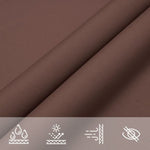 ZNTS Sunshade Sail Oxford Fabric Rectangular 3x4.5 m Brown 135816