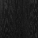 Radiator Cover Black Oak 205 x 21.5 x 83.5 cm Engineered Wood 869227