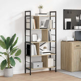 Bookshelf Sonoma Oak 75 x 30 x 156 cm Engineered Wood 883959