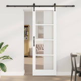 Sliding Door Manual ORKDAL White 73.5 x 211 cm Wood and metal 3332466