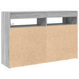 Sideboard Grey Sonoma 116 x 30 x 75 cm Engineered Wood 3333881