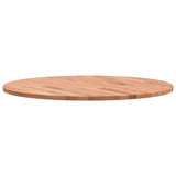 Table Top 60x1.5 cm Round Solid Wood Beech 355930