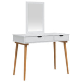 Dressing Table Set FAUSKE 2 pcs White 100 x 50 x 143 cm 3438575