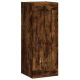 Wall Mounted Cabinet Smoked Oak 34.5x34x90 cm Engineered Wood 830513