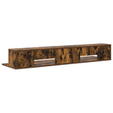 Studio Desk Smoked Oak 152 x 36 x 19.5 cm Engineered Wood 8006696