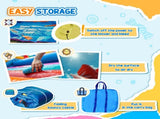 4 in 1 Kids Bouncy Castle Extra Large Double Slides & Trampoline Design Inflatable House Pool T3398P348073