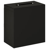 Jewellery Box 5-Layer with Mirror Lockable Black 4103563