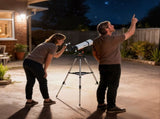 Astronomy Telescope for Adults and Beginners with 80 mm Aperture, Carry Bag, White T3398P421958