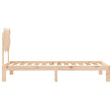 Bed Frame without Mattress 90x200 cm Solid Wood Pine 3193711