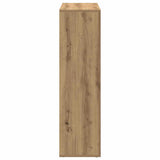 Room Divider Bookcase Artisan Oak 102x29x103.5 cm Engineered Wood 858056