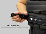 30KG Adjustable Weighted Vest, Running Weight Vest, with 30 Metal Weights, Reflective Strips, for T3398P425066