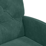 Dining Chairs with Wheels 2 pcs Dark green 58 x 67 x 97 cm 42017868