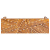 TV Stand 110x60x38 cm Solid Teak Wood 326176