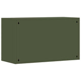 Wall Cabinet for Garage with Gas-lift Door Olive green 883263