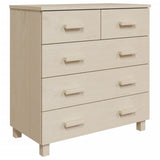 Sideboard HAMAR Honey Brown 79x40x80 cm Solid Wood Pine 340420