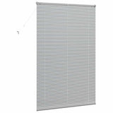 Window Blind with Curtains Manual Silver Aluminium 42005926