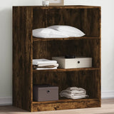 Wardrobe Smoked Oak 77x48x102 cm Engineered Wood 840825