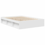 Bed Frame without Mattress White 160x200 cm 3203873