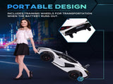 Lamborghini Sian Licensed 12V Kids Electric Ride On Car 2 Motors Toy Car with Remote Control Music T3398P348294