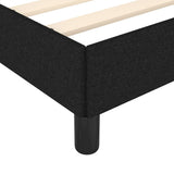 Bed Frame without Mattress Black 180x200 cm Super King Super King Fabric 349862