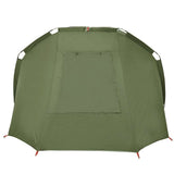 Fishing Tent 4-Person Olive Green Waterproof 4009395