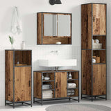 Bathroom Furniture Set with Shelf Old Wood 35 x 37.5 x 188.5 cm 3402317