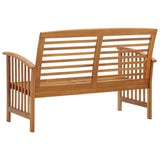 Garden Bench Natural Wood Solid Acacia Wood Medium Durable 310259