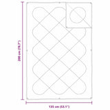 2-in-1 Duvet White 135 x 200 cm Polyester 42007781