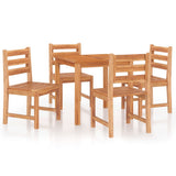 Garden Dining Set Teak Solid teak wood Medium 3157178