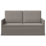 2 Seater Sofa Taupe 150 x 81 x 82 cm Fabric 42041079