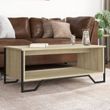 ZNTS Coffee Table Sonoma Oak 100x51x40 cm Engineered Wood 848480